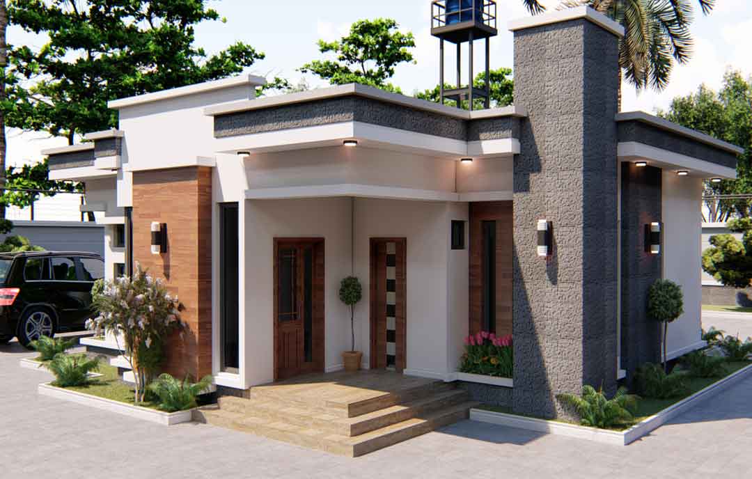 House Plan Modern 3 Bedroom Bungalow