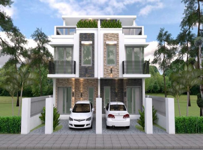 Duplex House Design with 3 Bedrooms Ebhosworks
