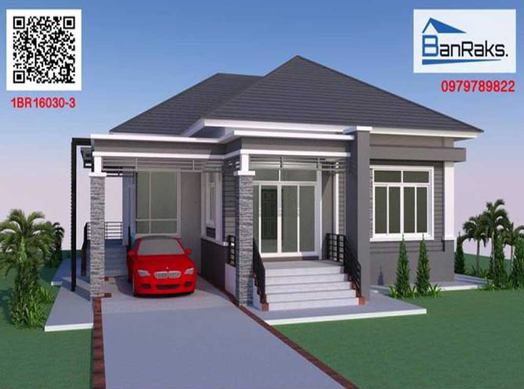 Modern Bungalow Design Plan  60x60 East Facing Bungalow  House Plans Daily