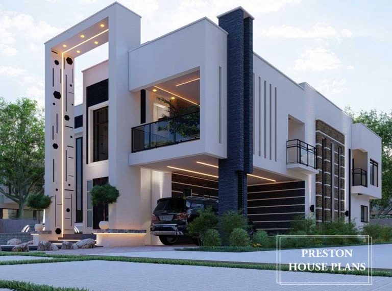 5 bedroom contemporary house plan | Ebhosworks