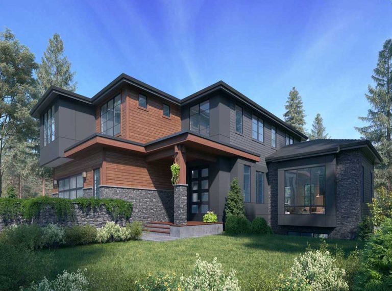 6 BEDROOM CONTEMPORARY STYLE HOUSE PLAN