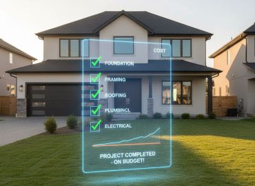 finished modern home