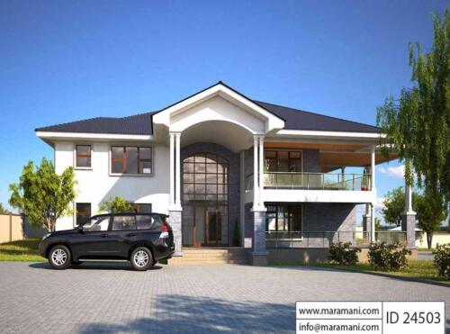 4 Bed Contemporary Villa Plan