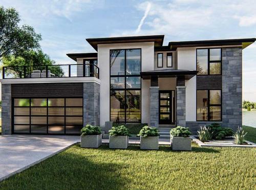 4-Bed-Modern-House-Plan-with-Massive-Balcony-Over-Garage