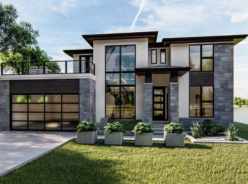 4-Bed-Modern-House-Plan-with-Massive-Balcony-Over-Garage 