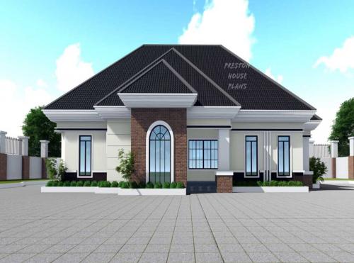 4-Bedroom-Bungalow-House-Design