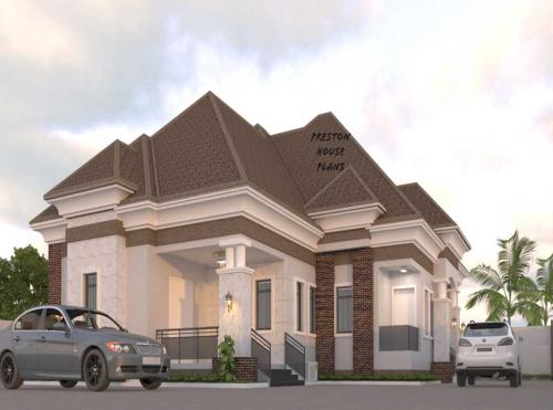 4-bedroom-Bungalow-Plan