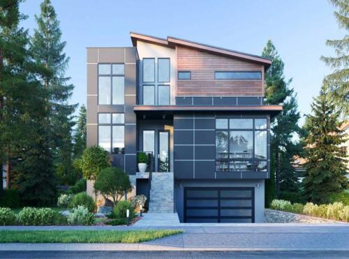 4 bedroom with apartment modern design