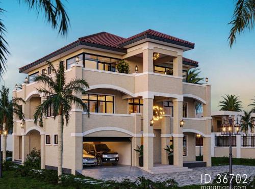 6-bedrooms-Modern-Mediterranean-mansion