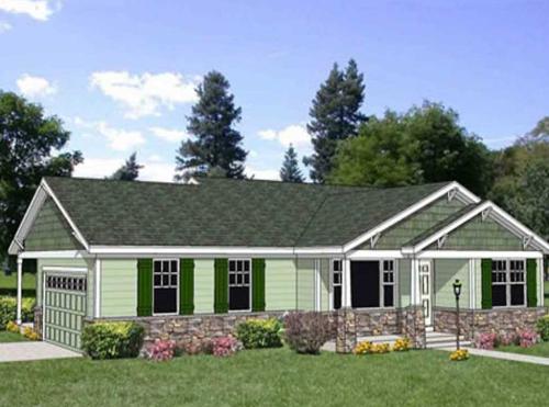 Bungalow-Exterior-design-plan