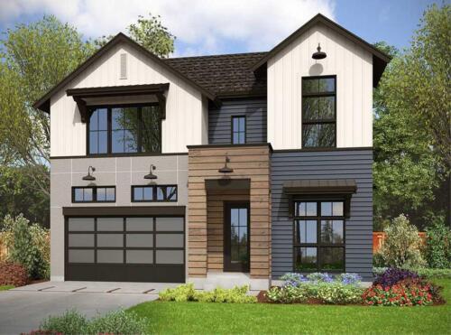 CONTEMPORARY COUNTRY STYLE HOUSE PLAN