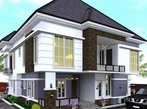 Contemporary-5-bedroom-house-design-with-pentfloor