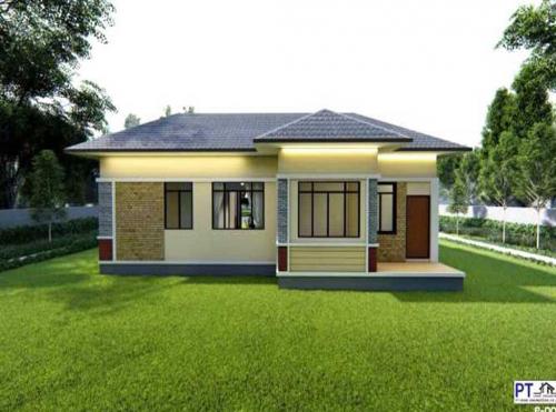 Contemporary-Bungalow-with-a-Well-designed-Facade