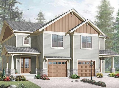 Craftsman-Duplex-Home
