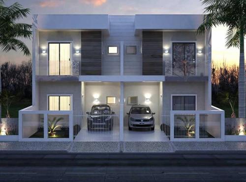 Duplex-House-Plan-with-3-Bedrooms