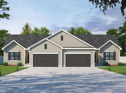 Duplex-House-Plan-with-3-Clustered-Bedrooms-and-a-2-Car-Garage