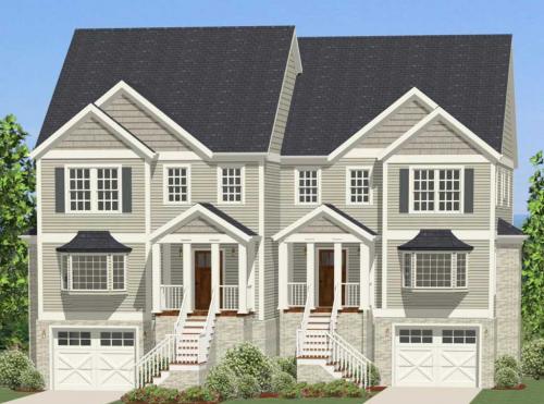 Duplex-House-Plan-with-Rear-Decks 