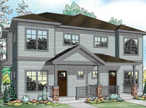 Duplex-Style-House-Plan