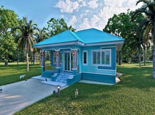 Elevated-Bungalow-House-Design-in-Blue-Shades