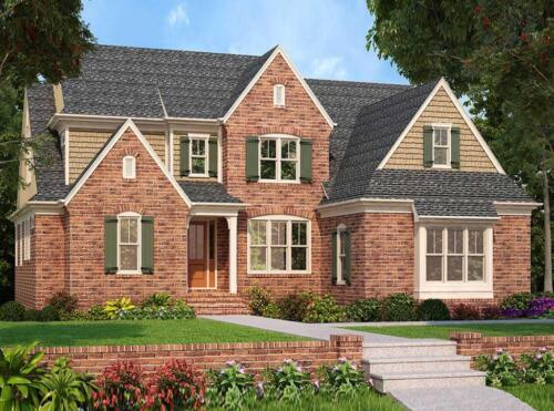 Exterior traditional house design