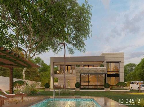 FLAT ROOF 4 BEDROOM MANSION