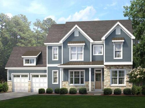 Handsome Exclusive Traditional House Plan with Open Layout