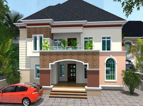 House-plan-modern-5-bedroom-duplex