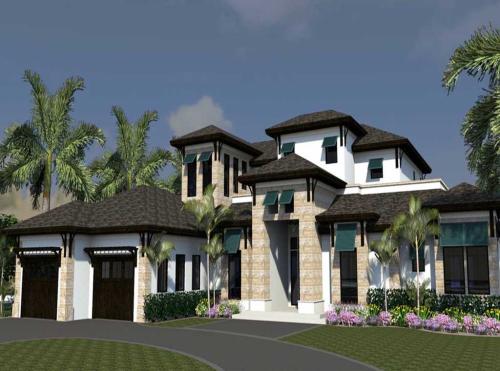LUXURY-This is An elegant luxurious mansion house design with 4,080 square feet, the 4 bed 5 bath plan has so much to love.MEDITERRANEAN-STYLE-HOUSE-PLAN