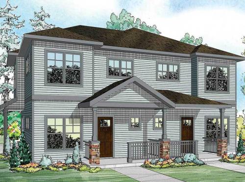 Large-Style-Duplex-House-Plan
