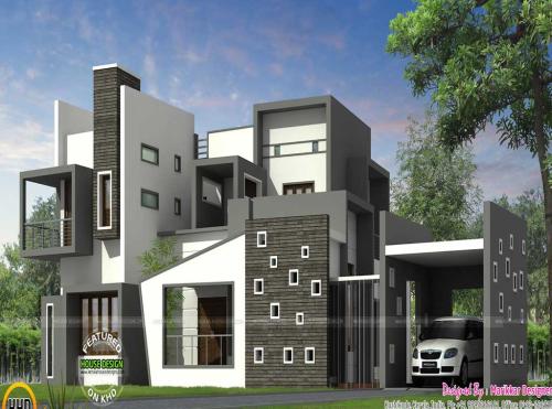 Luxurious-contemporary-style-house-plan