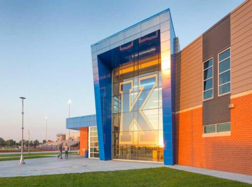 Midwest School Modern Exterior Design