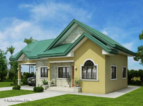 Modern-Bungalow-House-Design-With-Three-Bedrooms
