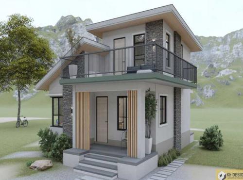 Modern-Mountain-Home-Design-with-Stones-Clad-Wall