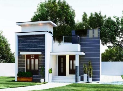 Modern bungalow with three bedrooms