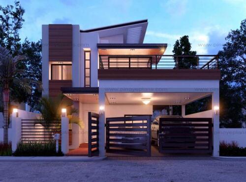 Modern house design plan