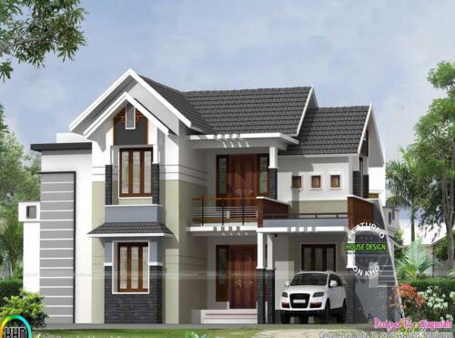 Modern mix traditional house architecture