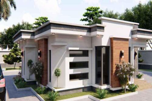 Nigerian house house plan modern 3 bedroom bungalow