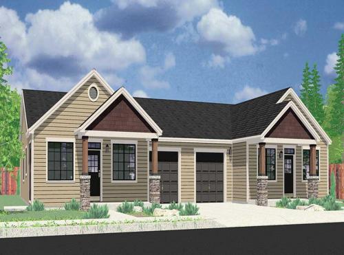 One-Level-Duplex-House-Plans-Ranch-Duplex-House-Plans