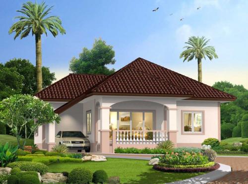 One-Story-Traditional-Bungalow-House