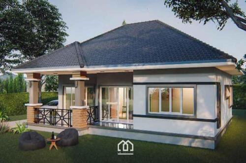 Impressive Two bedroom Bungalow House Design