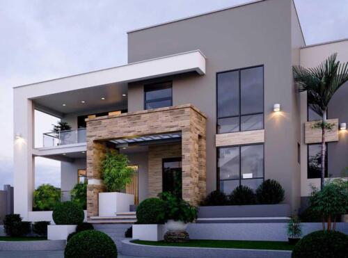 Ultra modern contemporary house exterior design